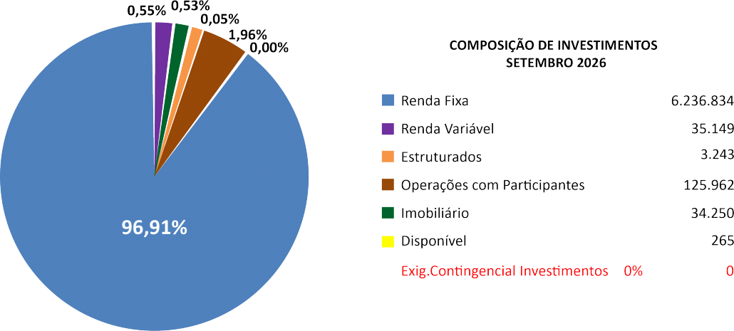 COMPOSIÇÃO DE INVESTIMENTOS
